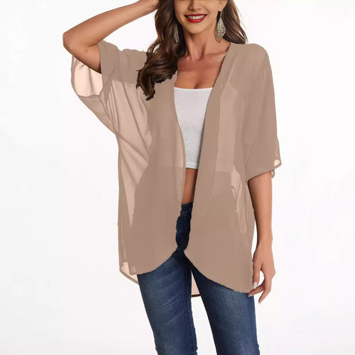 Versatile Chiffon Sun-blocking Cardigan For The Beach