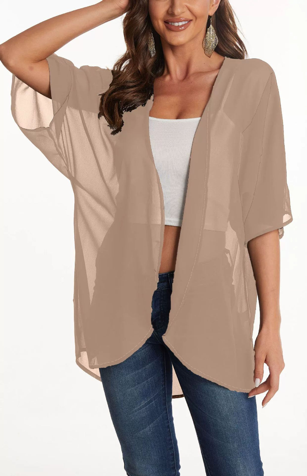 Versatile Chiffon Sun-blocking Cardigan For The Beach